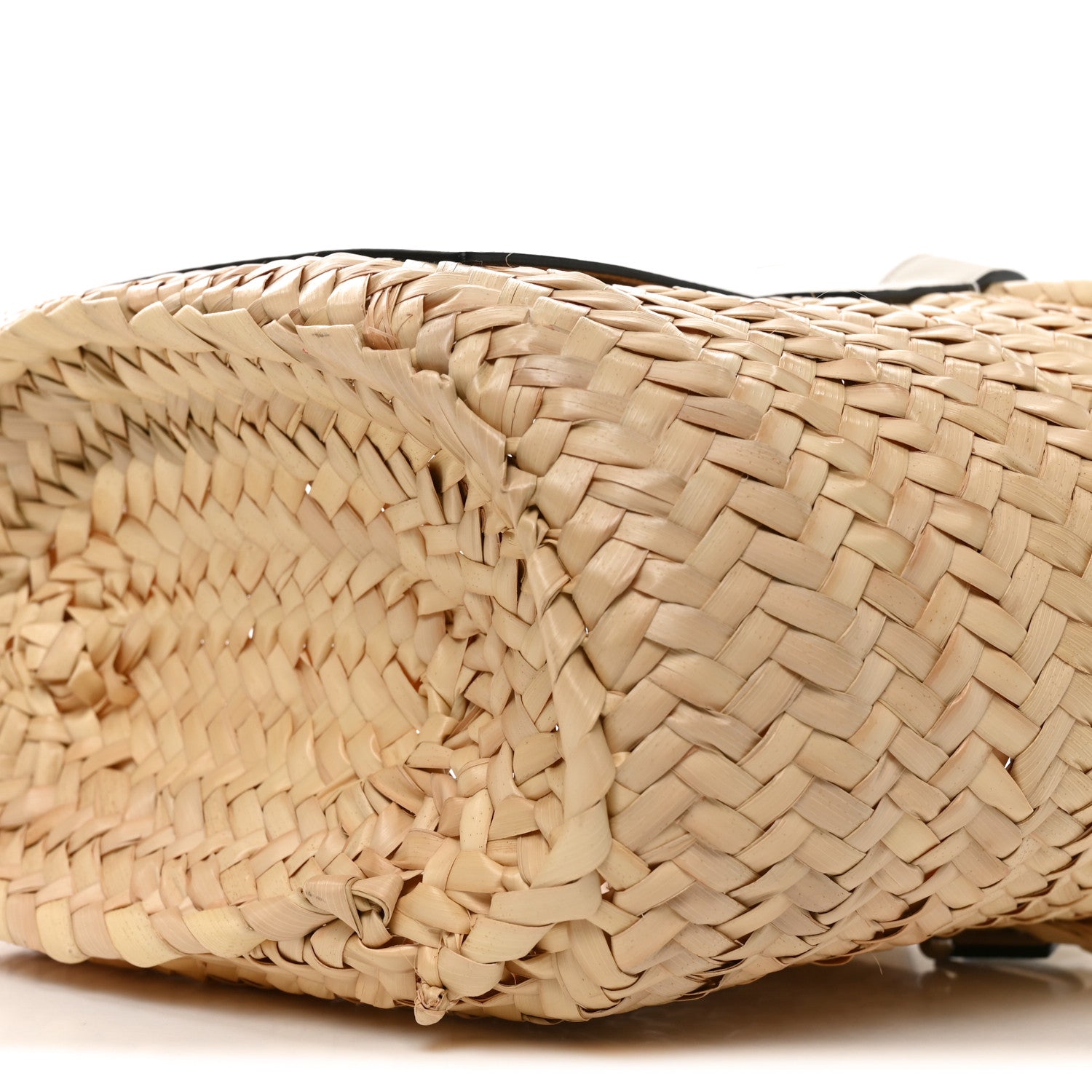 Loewe Raffia Small Basket Tote Bag Natural White 9 of 9