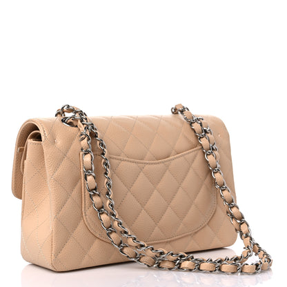 Chanel Caviar Quilted Small Double Flap Beige 2 of 9