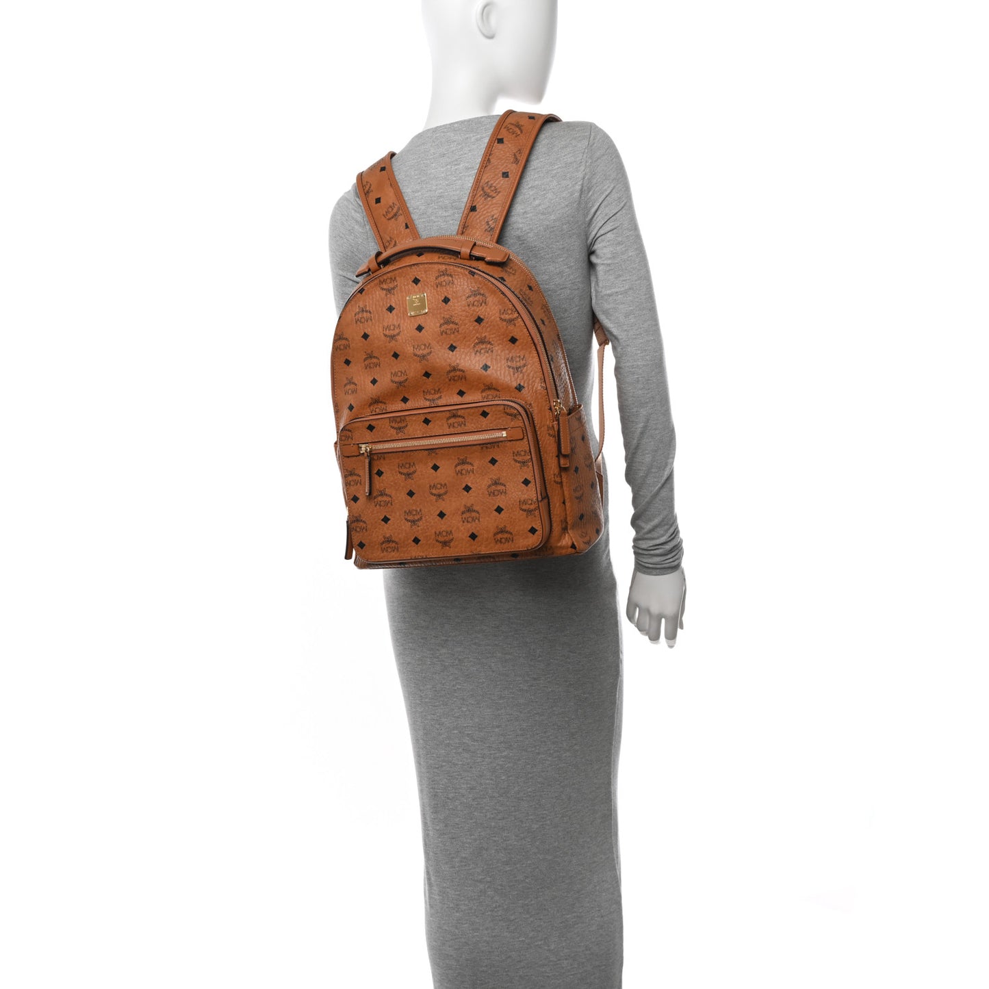 Visetos Medium Stark Backpack Cognac