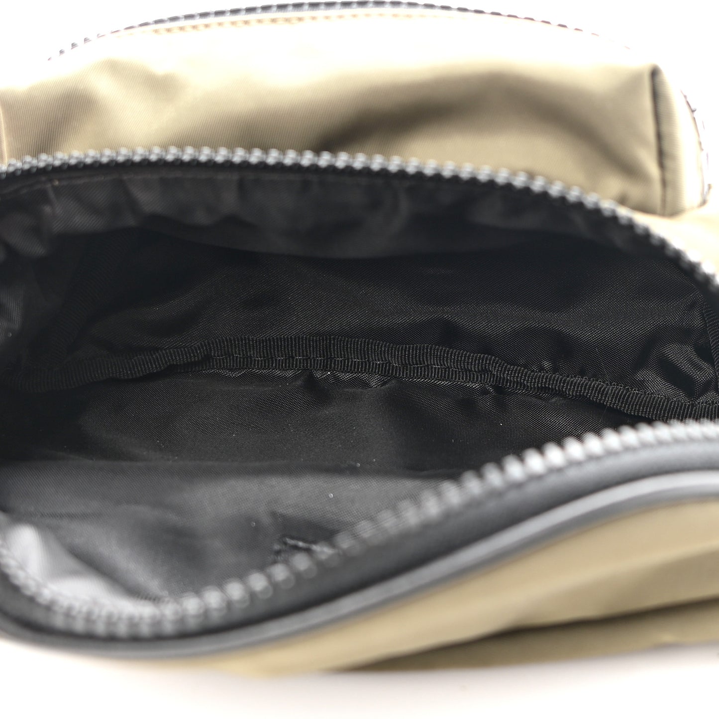 Nylon Logo Belt Bag Khaki