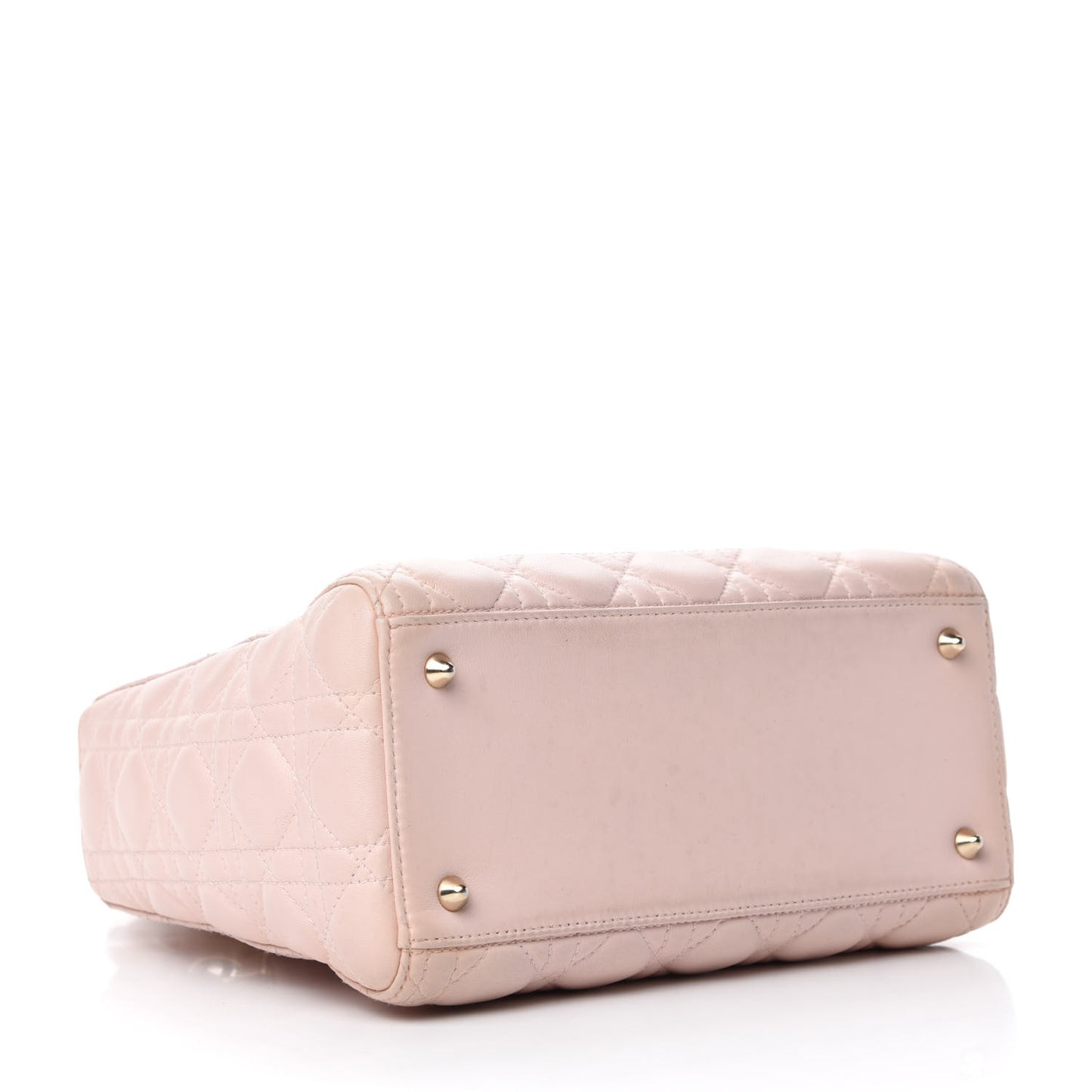 Lambskin Cannage Medium Lady Dior Light Pink