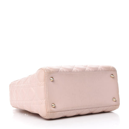 Christian Dior Lambskin Cannage Medium Lady Dior Light Pink 4 of 13