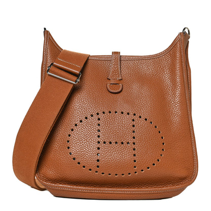 Hermes Taurillon Clemence Evelyne III GM Gold 1 of 8