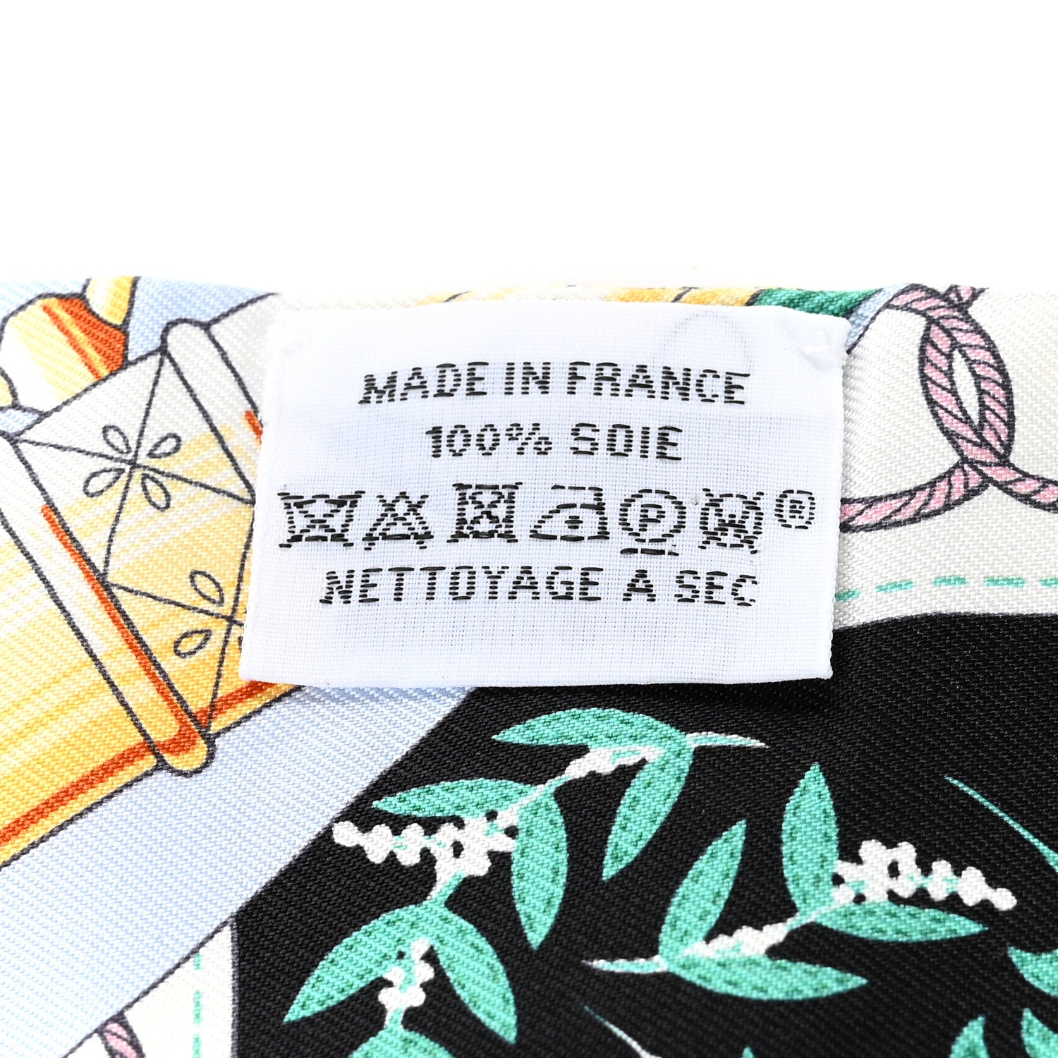 Hermes Silk Cliquetis Twilly Black Rose Menthol 4 of 4