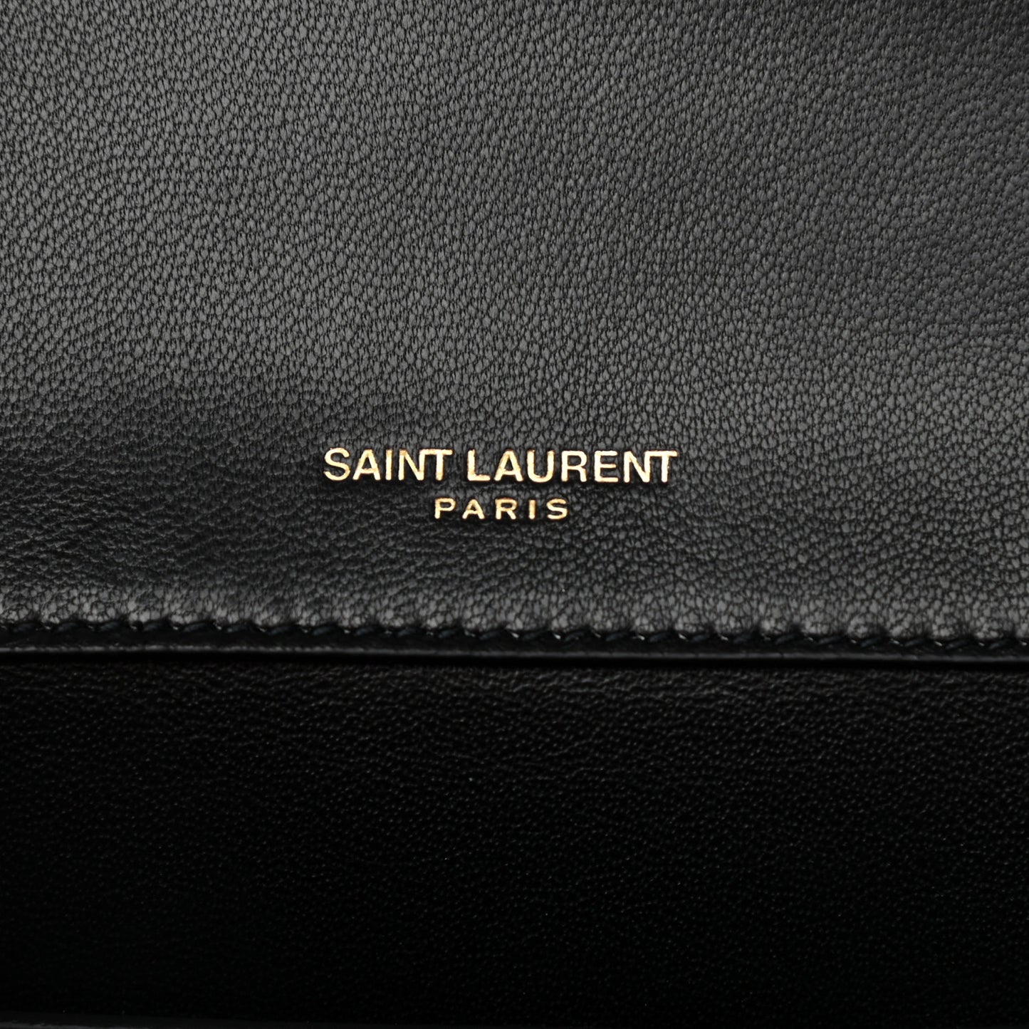 Lambskin Matelasse Chevron Monogram Small Sulpice Bag Black