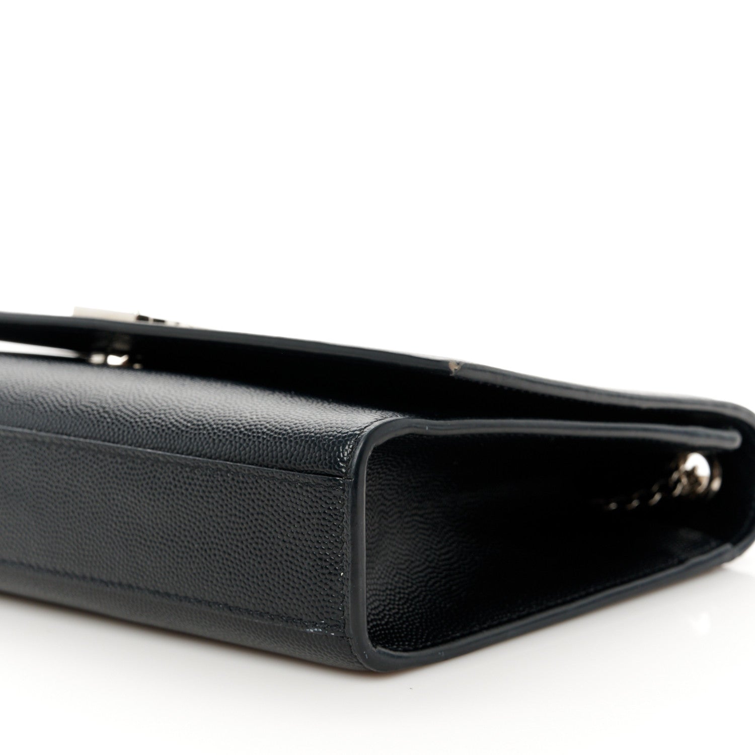Saint Laurent Grain De Poudre Medium Classic Monogram Kate Satchel Black 11 of 11