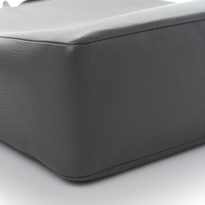 The Row Grained Calfskin Piper Hobo Charcoal 7 of 8