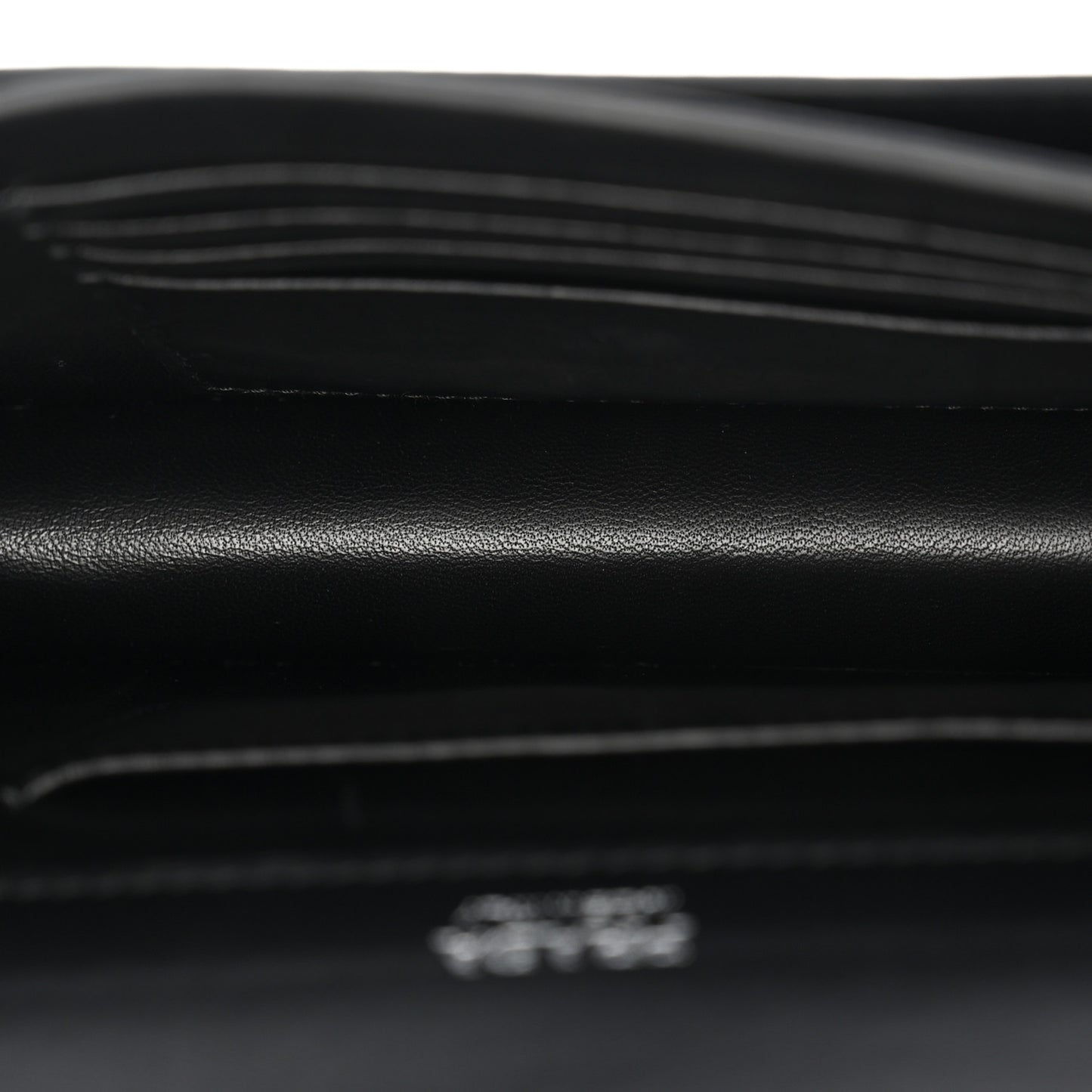 Saffiano City Calf Mini Envelope Bag Black