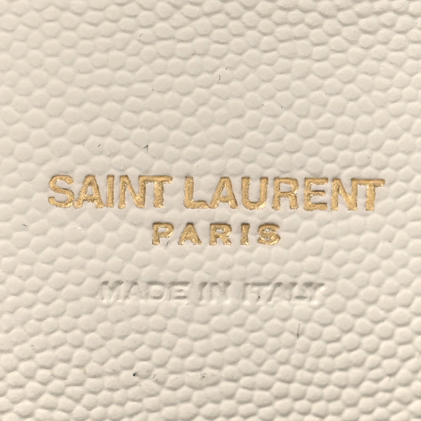 Grain De Poudre Textured Mixed Matelasse Triquilt Monogram Clutch Blanc Vintage