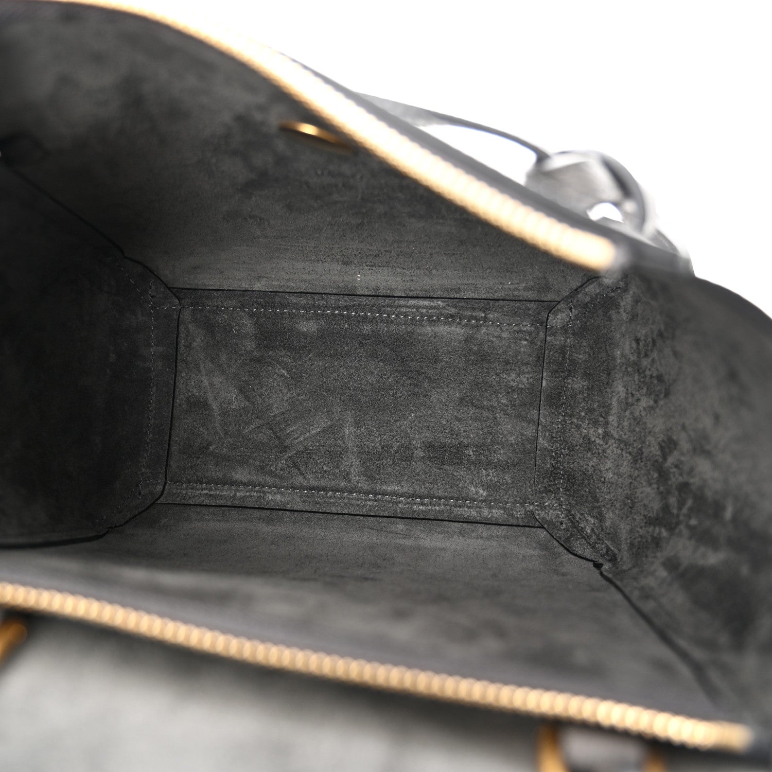 Celine Grained Calfskin Nano Belt Bag Grey 5 of 10