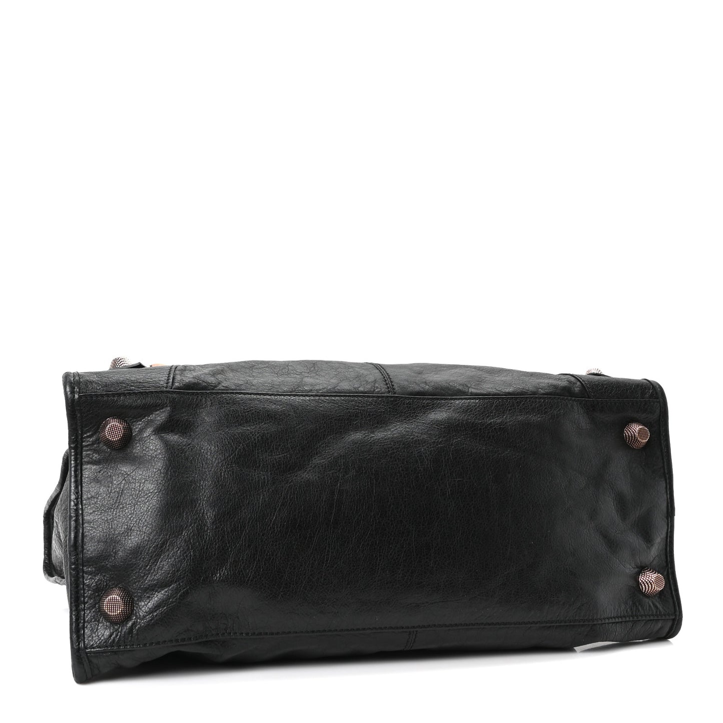 Agneau Giant 21 Rose Gold Hardware Work Black