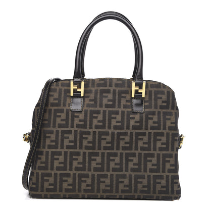 Fendi Zucca Top Handle Tote Tobacco 1 of 11