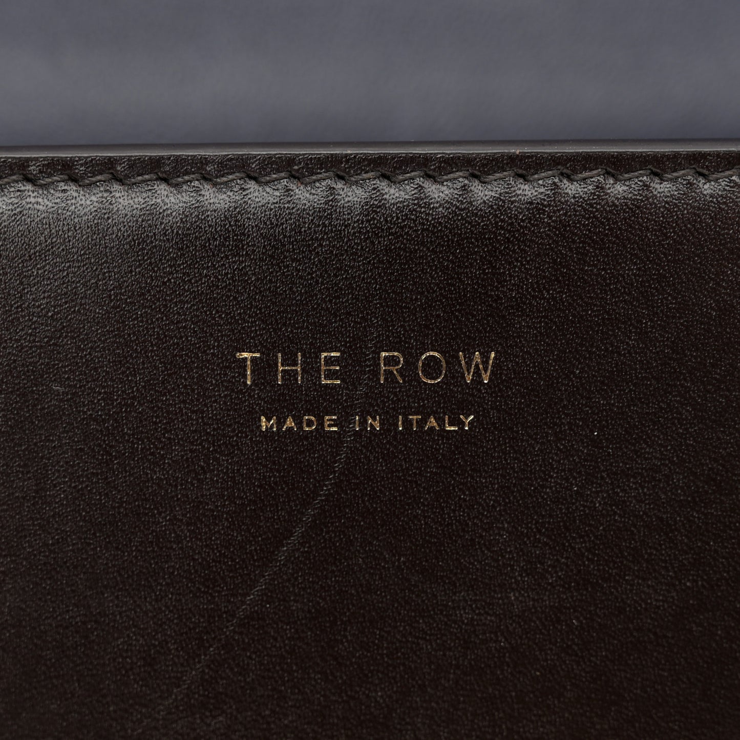 Sleek Calfskin The Sofia 8.75 Crossbody Dark Brown