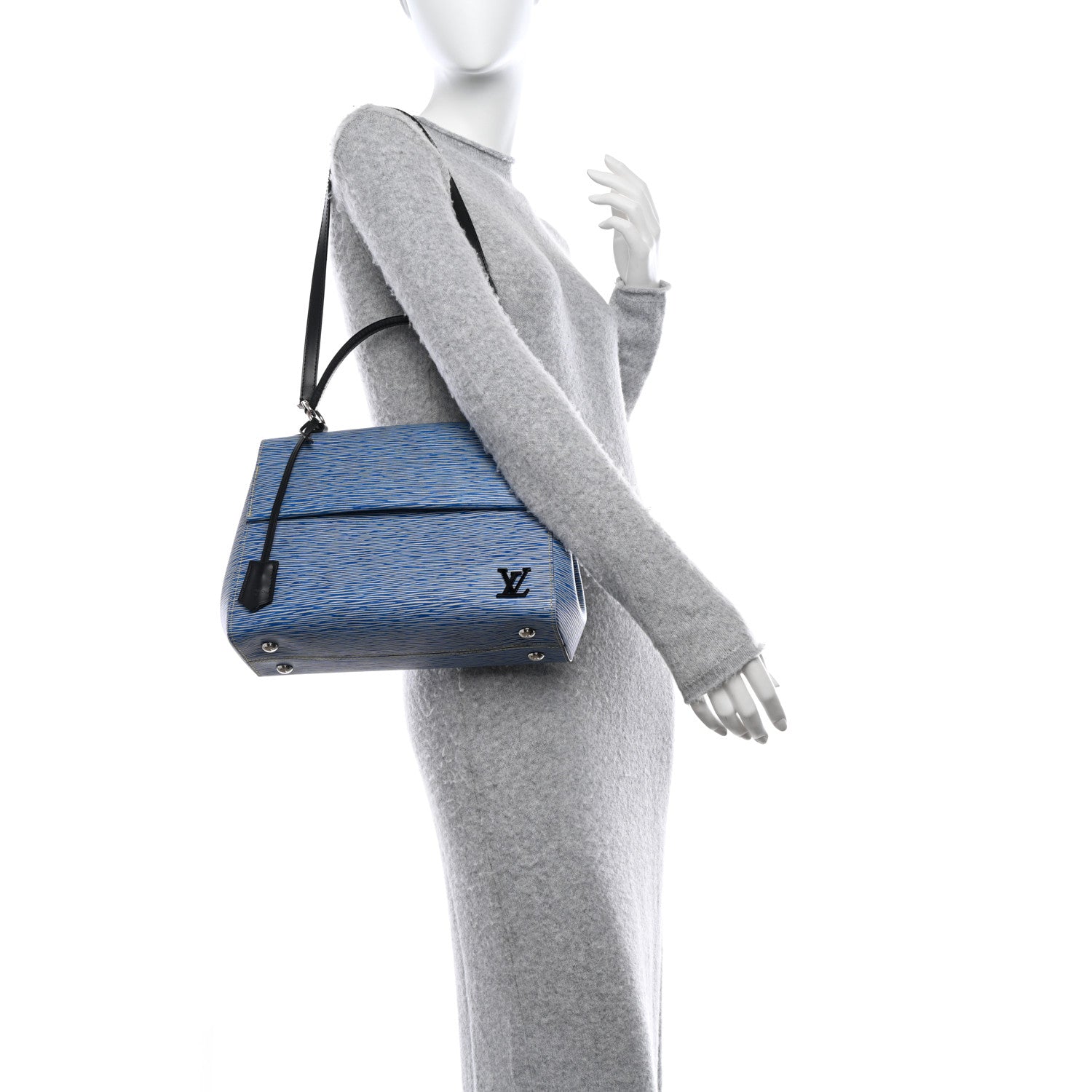 Louis Vuitton Epi Cluny MM Denim Light 2 of 9