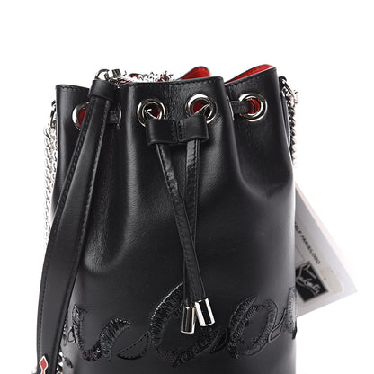 Christian Louboutin Calfskin Marie Jane Bucket Black 6 of 8