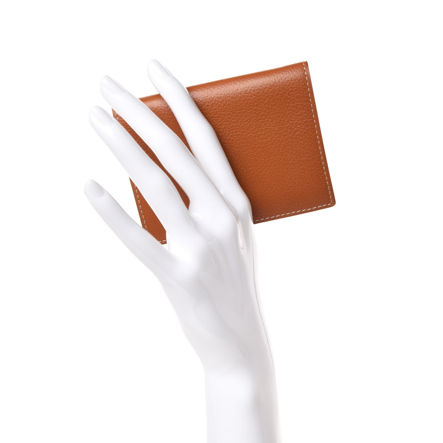 Delvaux Grained Calfskin ID Holder Vegetal 2 of 7