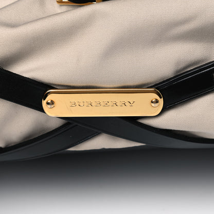 Burberry Nylon Bridle Calfskin Medium Gosford Hobo Trench 11 of 24