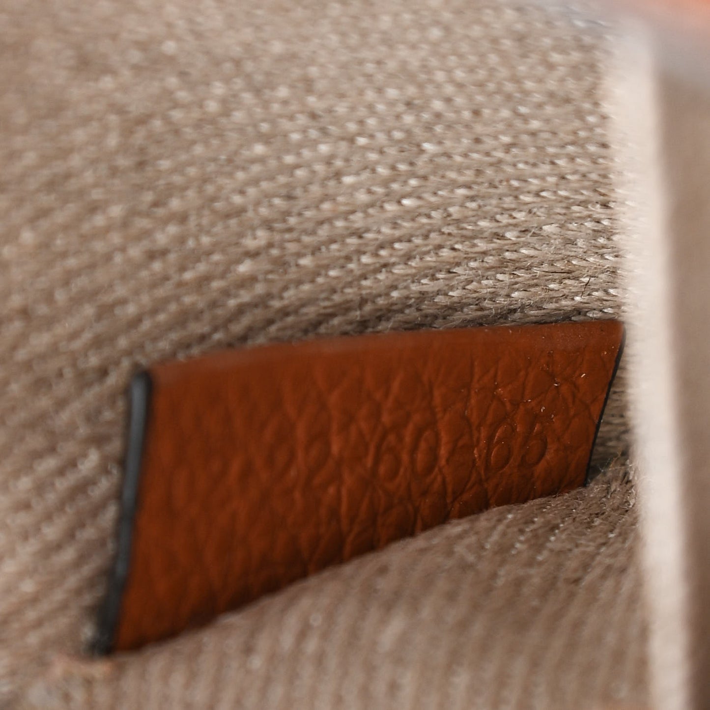 Calfskin Nano Marcie Saddle Bag Tan