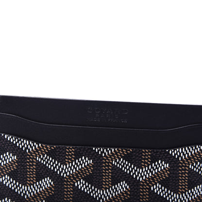 Goyard Goyardine Saint Sulpice Card Holder Black 6 of 7