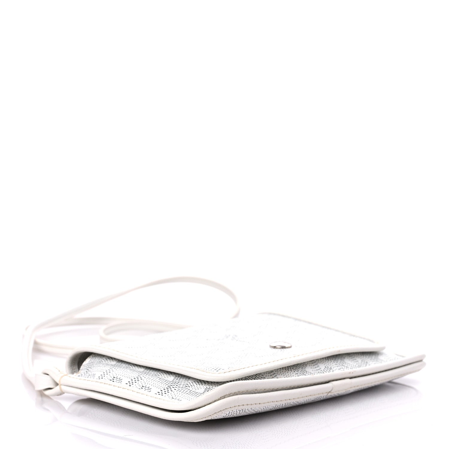Goyard Goyardine Plumet Wallet Clutch White 4 of 13