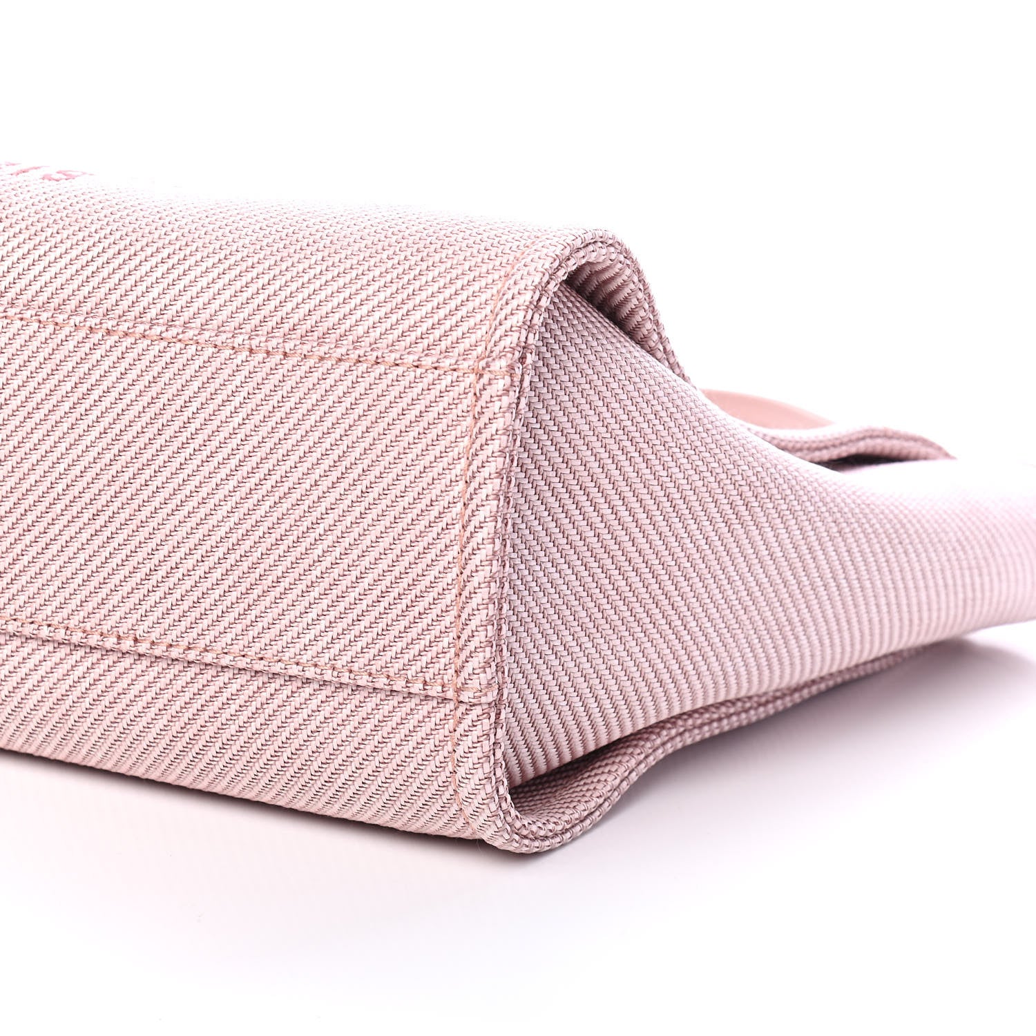 Chanel Mixed Fibers Calfskin Small Deauville Tote Rose Pink 9 of 9
