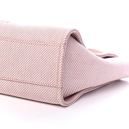 Chanel Mixed Fibers Calfskin Small Deauville Tote Rose Pink 9 of 9