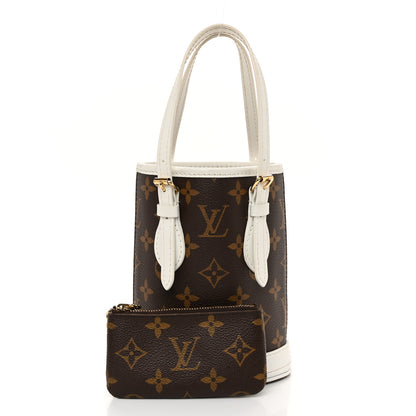Louis Vuitton Monogram LV Match Nano Bucket Bag White 3 of 13