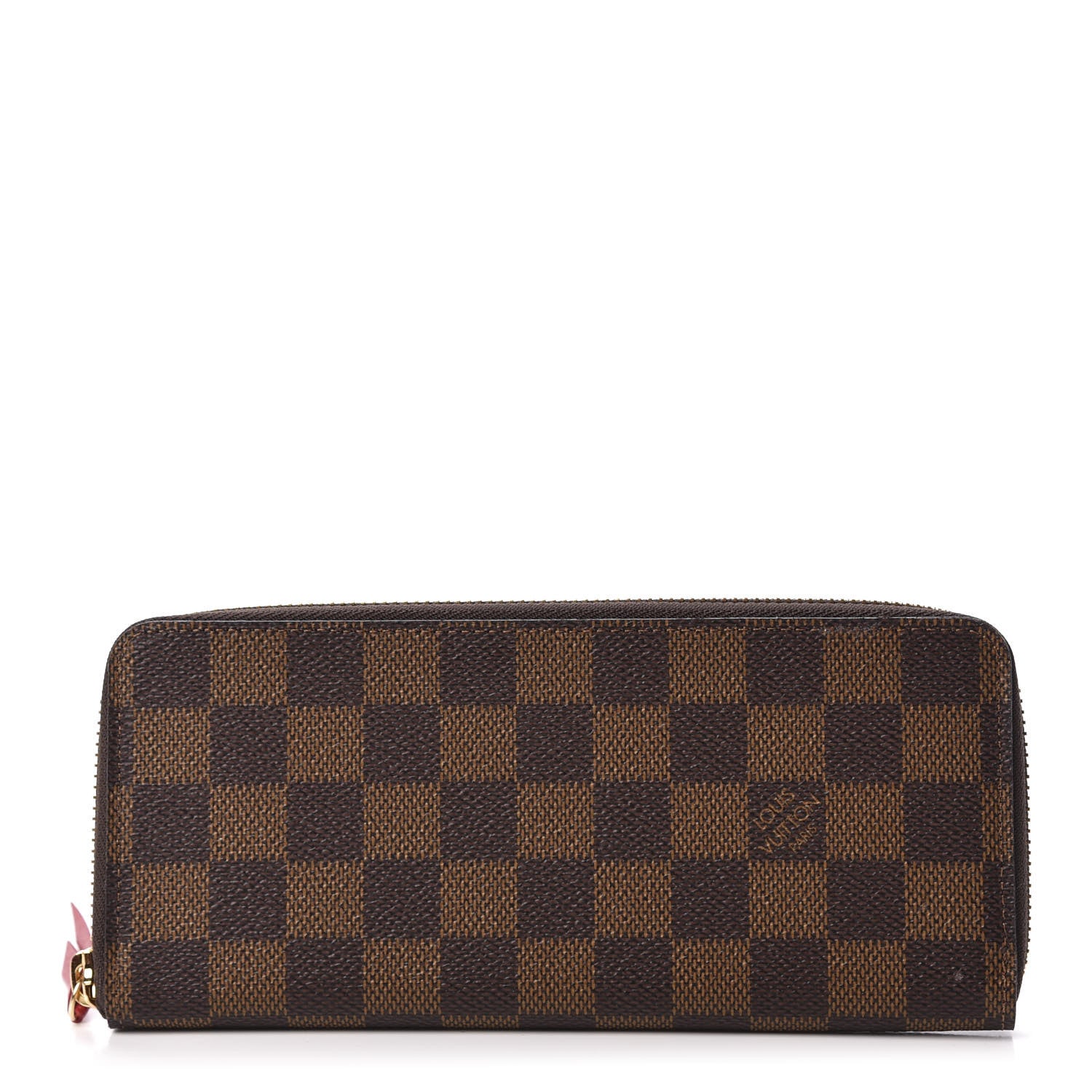 Louis Vuitton Damier Ebene Clemence Wallet Cherry 1 of 10