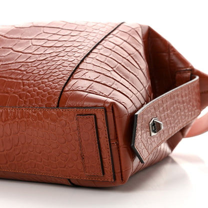 Givenchy Calfskin Crocodile Embossed Medium Soft Antigona Paprika 10 of 10