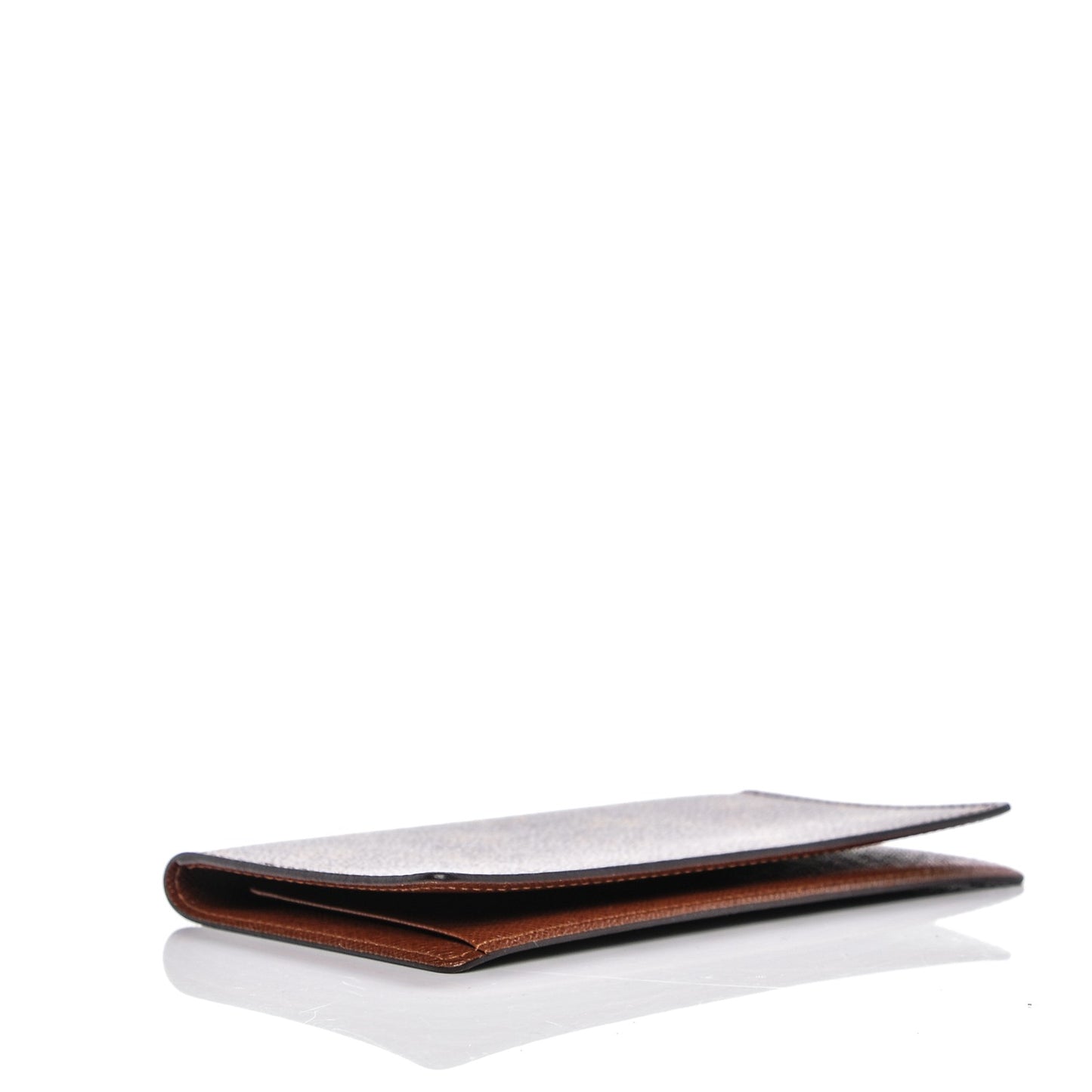 Monogram Simple Checkbook Holder Wallet Cover