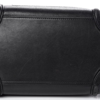 Celine Smooth Calfskin Mini Luggage Black 25 of 30
