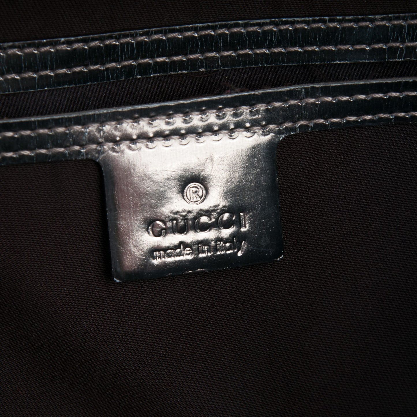 GG Plus Monogram Medium Joy Tote Gunmetal