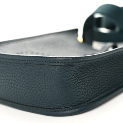 Hermes Taurillon Clemence Amazone Evelyne TPM Vert Cypress 10 of 11