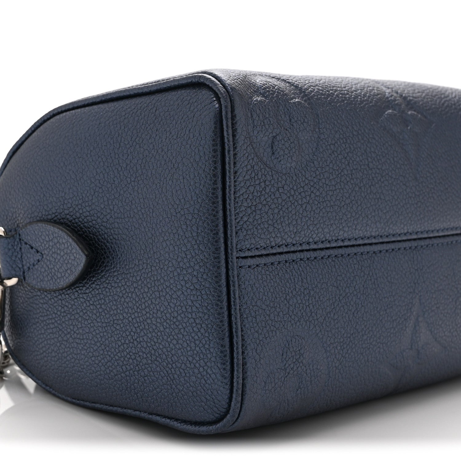 Louis Vuitton Metallic Empreinte Monogram Giant Speedy Bandouliere 20 Navy Nacre 8 of 9