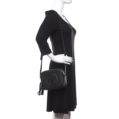 Gucci Pebbled Calfskin Small Soho Disco Bag Black 2 of 12