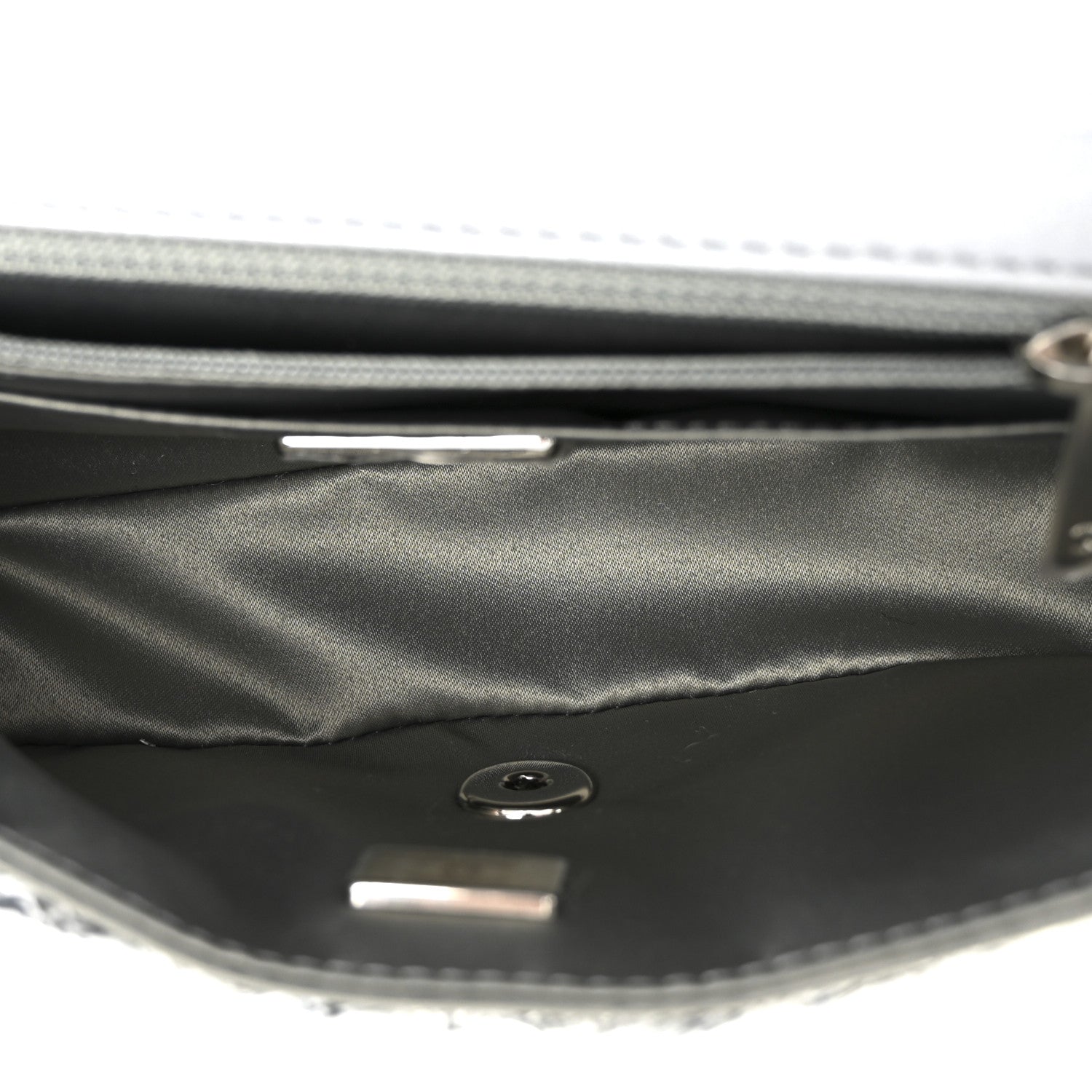 Chanel Sequin Mini Rectangular Flap Silver 5 of 11
