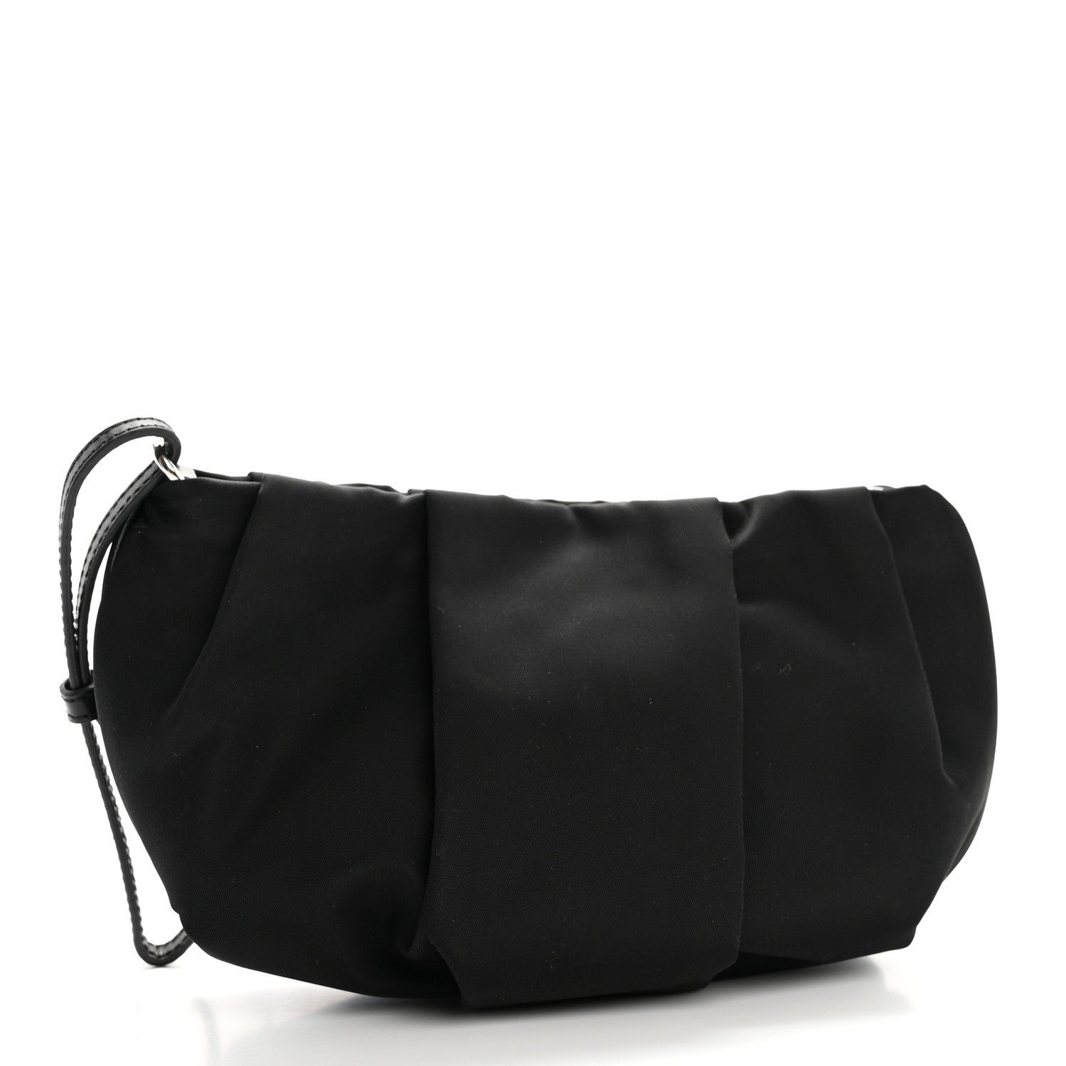 Prada Tessuto Nylon Wristlet Clutch Black 4 of 11