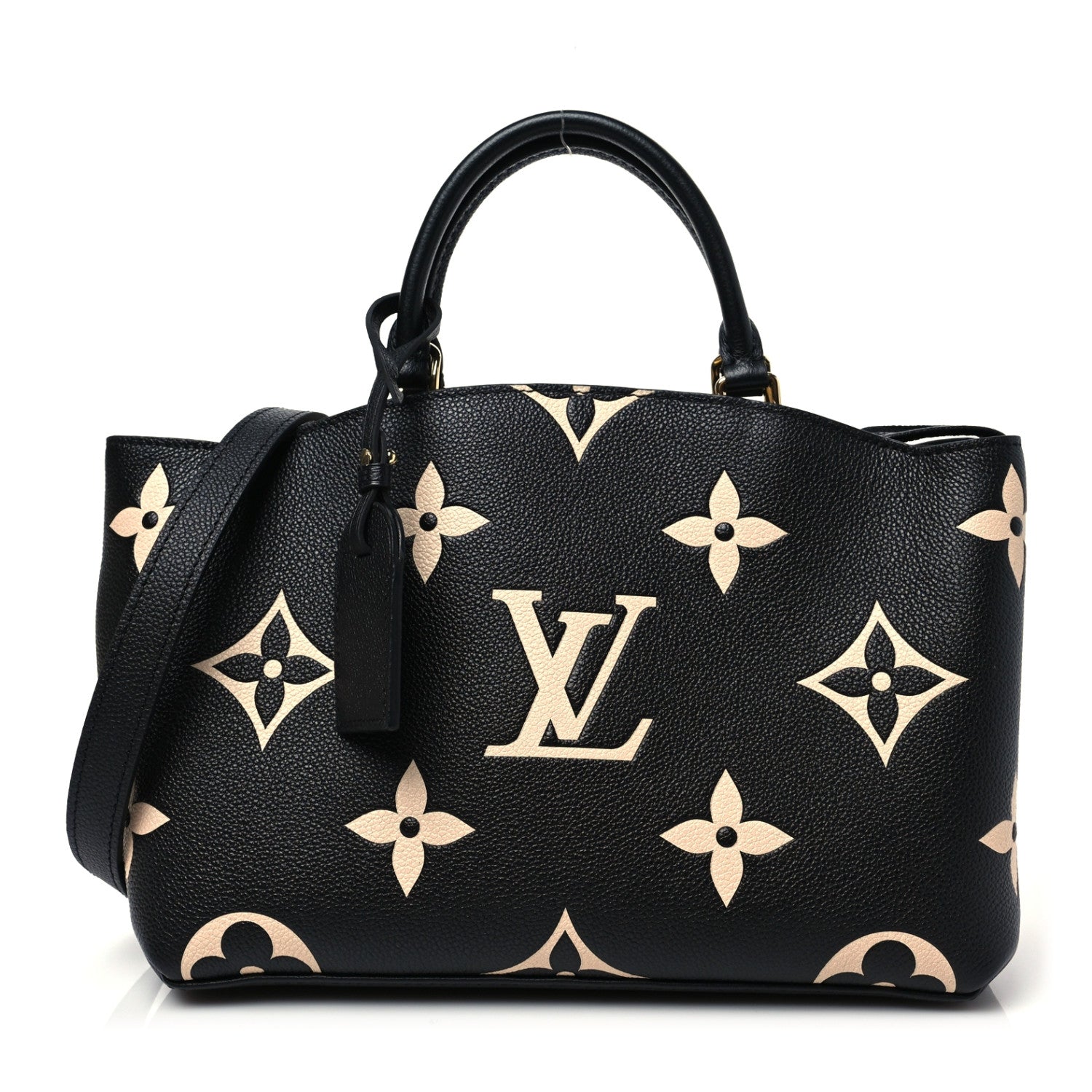 Louis Vuitton Empreinte Monogram Giant Petit Palais Black Beige 1 of 7