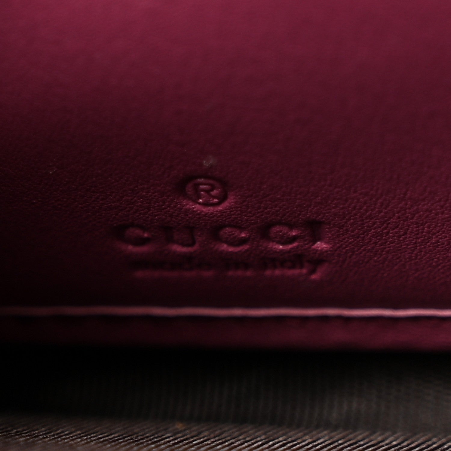 Gucci Guccissima Signature Microguccissima Bree Zip Around Wallet Purple 6 of 11