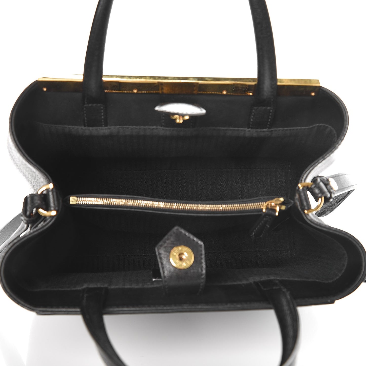 Vitello Elite Petite 2Jours Tote Black