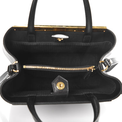 Fendi Vitello Elite Petite 2Jours Tote Black 5 of 9