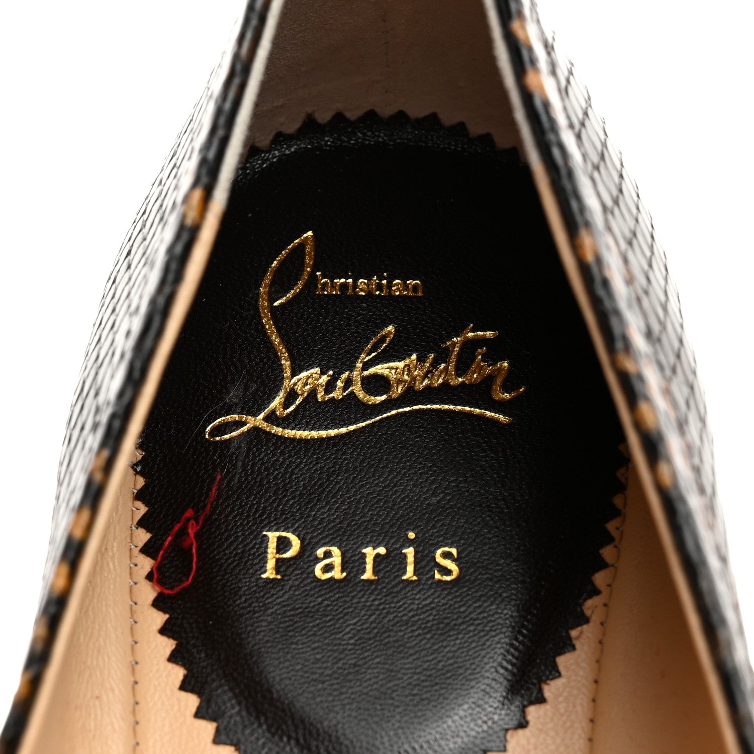 Christian Louboutin Amazonia Kid Mamadrague Flats 38 Dark Brown 6 of 8
