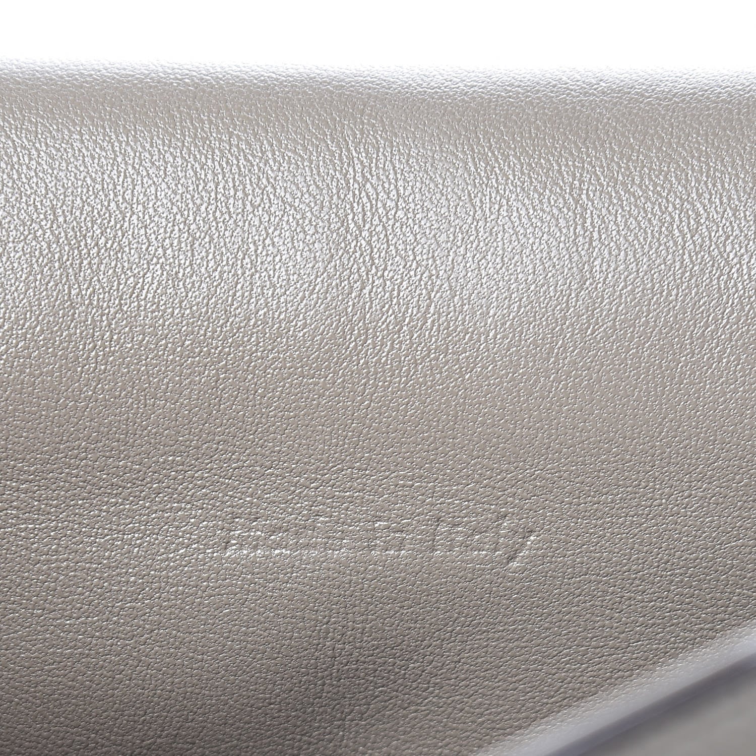 Celine Grained Calfskin Medium Trotteur Taupe 7 of 9