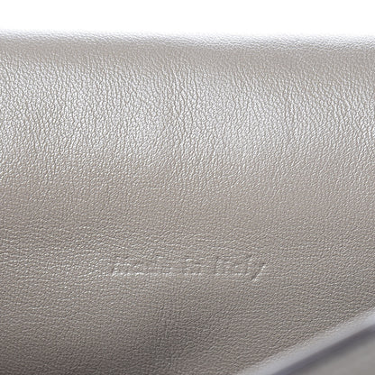 Celine Grained Calfskin Medium Trotteur Taupe 7 of 9