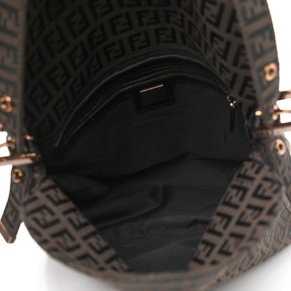 Fendi Zucchino Mama Baguette Brown 5 of 10
