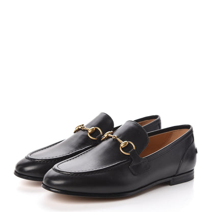Gucci Calfskin Womens Jordaan Loafers 34 Black 3 of 9