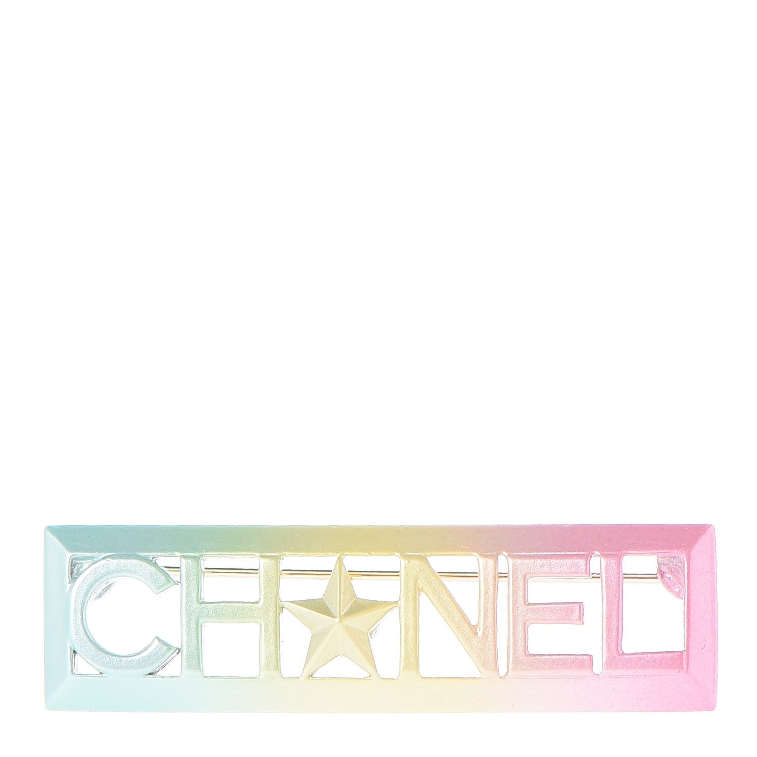 Chanel Star Logo Brooch Multicolor 1 of 5