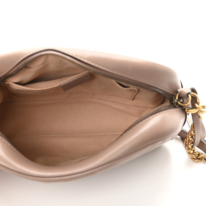 Gucci Calfskin Matelasse Small GG Marmont Chain Shoulder Bag Porcelain Rose 5 of 9