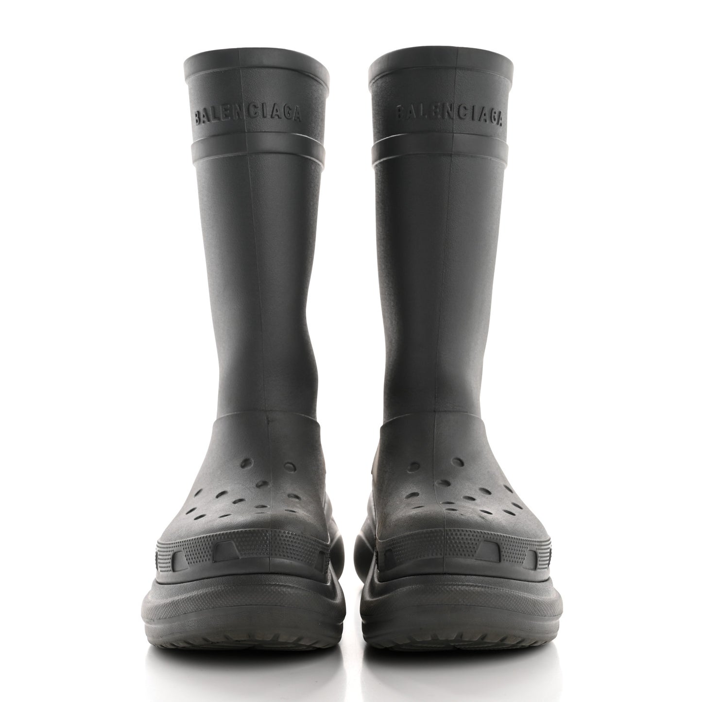 X CROCS Rubber Womens Rain Boots 41 Grafite