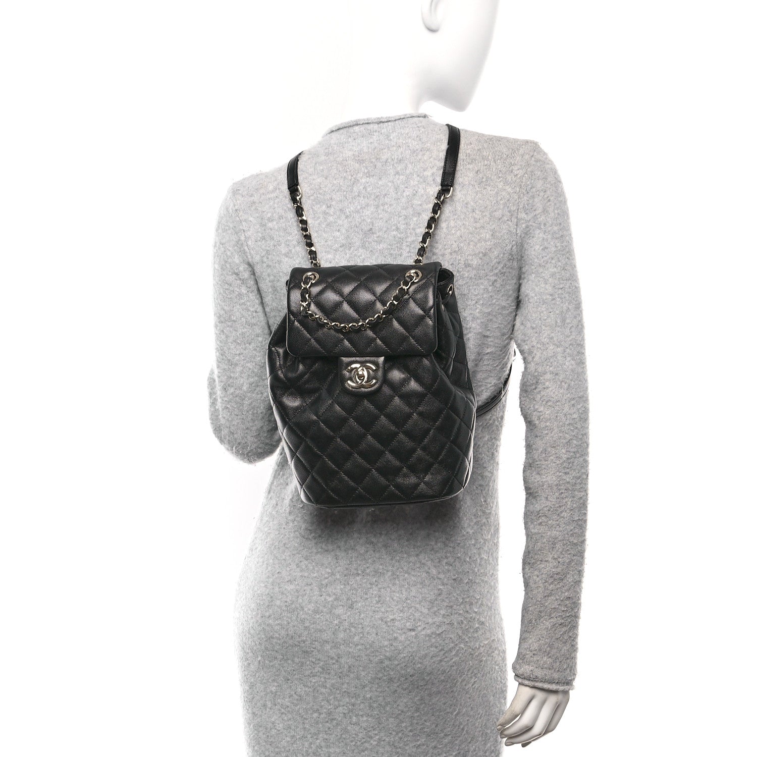 Chanel Caviar Quilted Urban Spirit Backpack Black 2 of 10